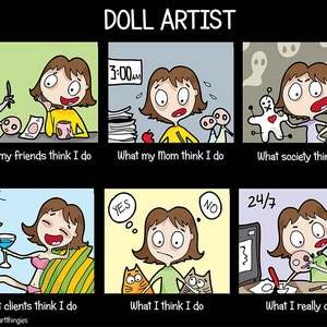 Life of doll artist