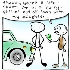 Remember when he helped a stranded motorist?