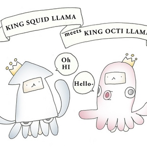 King Squid Meets King Octi Llama!