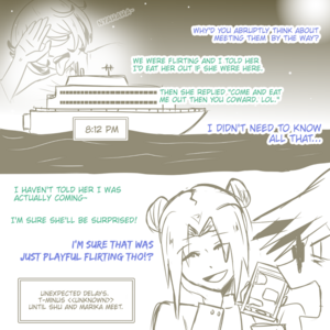 Playful flirting