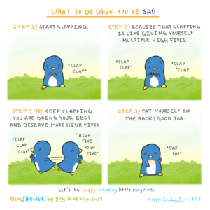 clap sadness.