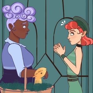 A Dragon, a Witch, and a Very Scared Thistle