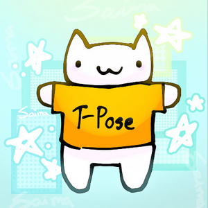 T-posing cat