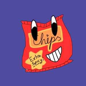 A packet of chips